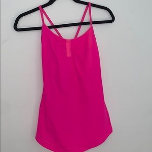 Lululemon Pink Cross Tank Top (6)
